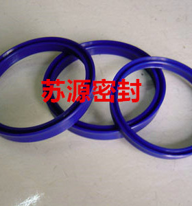 UNS密封圈 液压用带槽油封 蓝色聚氨脂材质 50*73*12