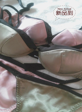 外贸出口半杯日单小胸文胸套装65BCDE 70BCD 75CD