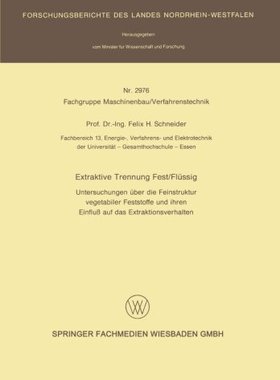 【预订】Extraktive Trennung Fest/Flussig