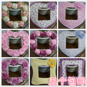 瑞祥布艺室内立体五朵花 开关贴套保护插座套 满五个包邮