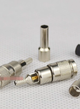 射频同轴连接器CC4-JC-1.5 优质CC4公接头 接RG179镀银信号线