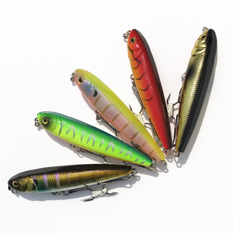 水面系路亚翘嘴鱼钩假饵