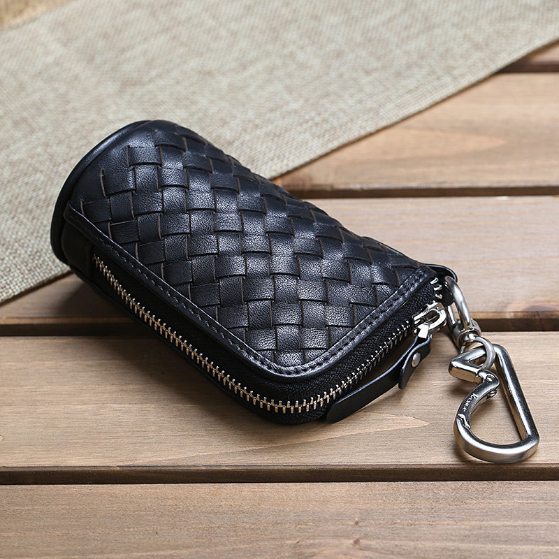 R·cose复古手工编织男士真皮钥匙包女士汽车锁匙包大容量约15把|ruв категории Сумки, ключ пакет - от Buy2taobao.com для оказания профессиональной услуги покупки агента Taobao