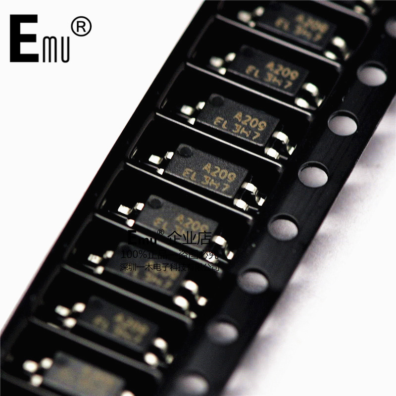 Emu丨EL3H7隔离光耦 EL3H7A贴片SOP-4