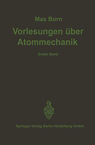 【预订】Vorlesungen Uber Atommechanik