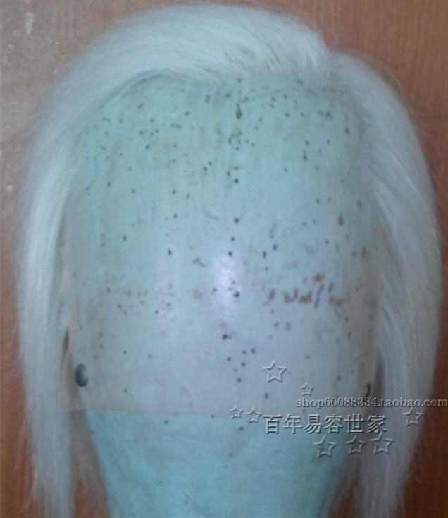 现代假发手工厂家直销影视化妆