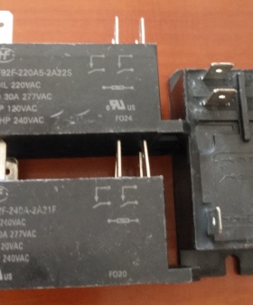 HF92F-220A5-2A22S-220VAC继电器HF92F-240A-2A21F 两种通用