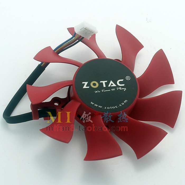 全新索泰GTX460-1GD5毁灭者 GTX460-1GD5 SE 毁灭者 HA 显卡风扇