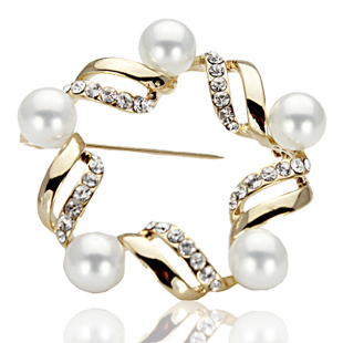Broche femme en Zircon diamant - Ref 1187915 Image 1