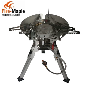 Lửa Maple 121 Ray Split cắm trại di động Bếp lò gió hoang dã Bếp gas Bếp lò ngoài trời Bếp lò - Bếp lò / bộ đồ ăn / đồ nướng dã ngoại