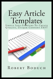【预售】Easy Article Templates: Article Writin