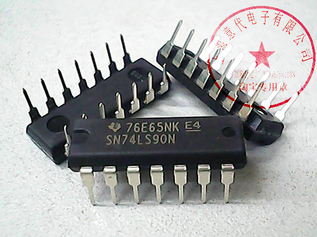 SN74LS90N   TI   74LS90〖正品原装〗赛格G332室实体店 现货