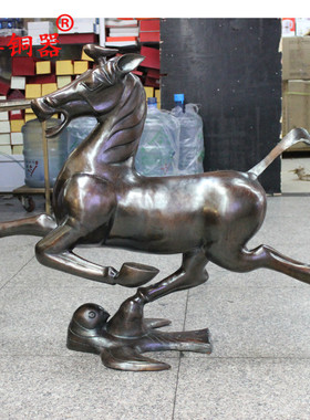 宇卓铜器马踏飞燕工艺品摆件