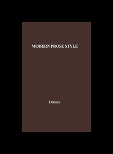 【预售】Modern Prose Style