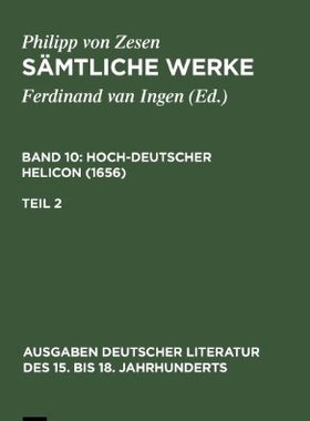 【预售】Zesen, Philipp Von; Ingen, Ferdinand Van: Samt...