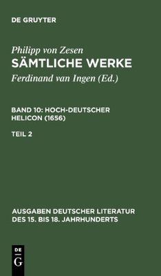 【预售】Zesen, Philipp Von; Ingen, Ferdinand Van: Samt...