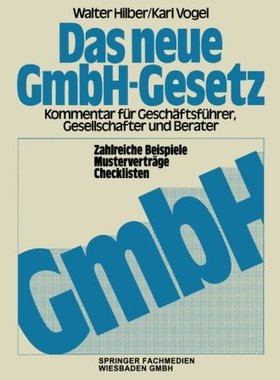 【预售】Das Neue Gmbh-Gesetz: Kommentar Fur Gesellscha...