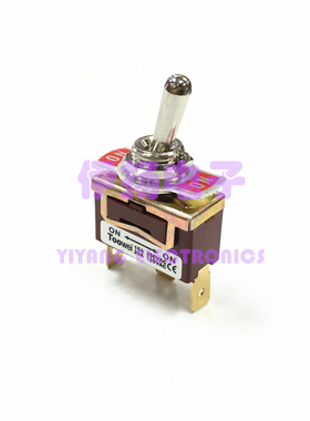 TOOWEI太玮优质钮子开关 12MM安装孔 3脚2档 插片脚 T701BT 摇臂