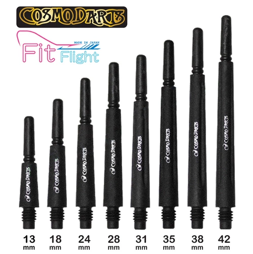 Оригинальный космовый вал Cosmo Fit Waft Carbon Series Standard Black Dart Stand