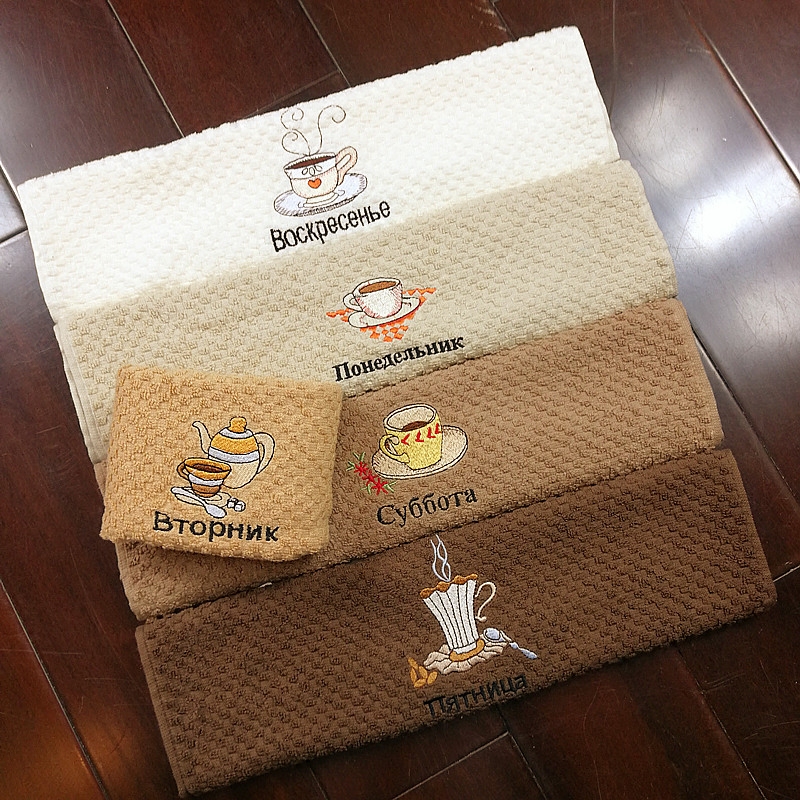 【欧亚】出口北欧NC创意全棉健身毛巾简约宽大柔软吸水满件包邮