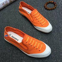 Phiên bản Hàn Quốc của giày nam thấp đặt giày lười giày denim giày thông thường cũ giày vải Bắc Kinh mới mùa hè giày vải nam - Giày thấp giày the thao nam giá rẻ