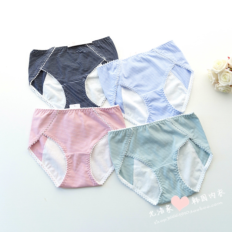 日本生理裤女 透气抗菌 防漏中腰包臀大码 月经期夜用姨妈裤纯棉,女士内衣/男士内衣/家居服,女三角裤,淘宝优惠券,粉丝福利购,淘宝优惠卷