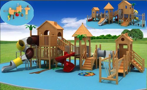 大型幼儿园木质小博士游乐设施