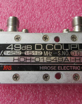 HRS HDH-01549AI-H 1.452-1.512GHz 49dB SMA 射频同轴定向耦合器