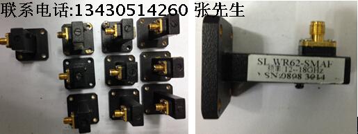 SL WR62-SMAF-15G 12-18GHz50Ω SMA(F)-WR90 同轴 波导 转接器