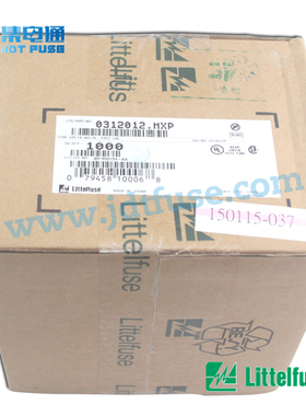 0312012.MXP美国力特玻璃保险丝Littelfuse力特保险管一级代理商
