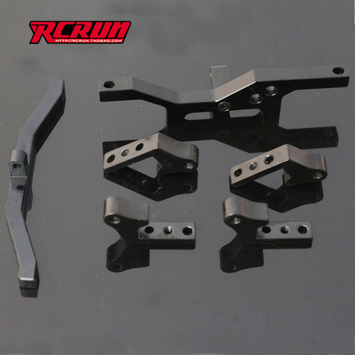 RCRUN 1:10模型车 攀爬车 M6系列改SCX10桥上舵机座 四代天桥座 - 封面