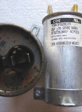 拆机美国CDE 油浸电容 525V 525VAC 26UF 胆机油浸 高压油浸电容