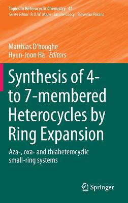 【预订】Synthesis of 4- to 7-membered Hetero...