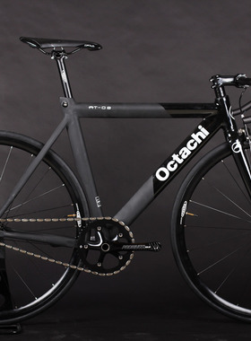 @BIKE FIXED GEAR OCTACHI AT-02 整车 升级款 整车 黑色