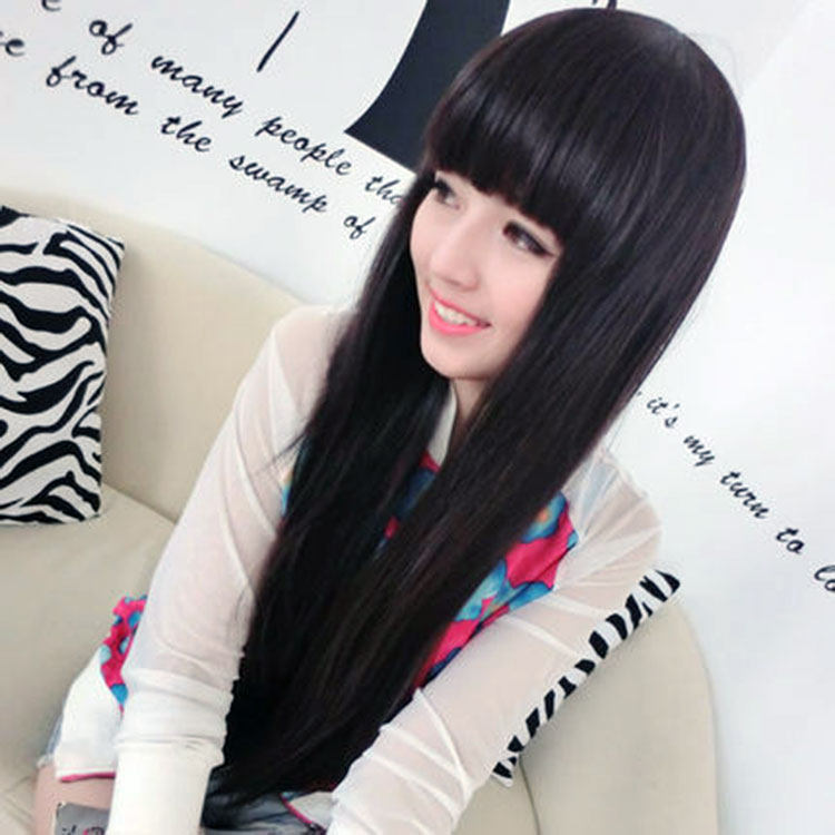 Perruque Long cheveux raides - Ref 2609216 Image 1