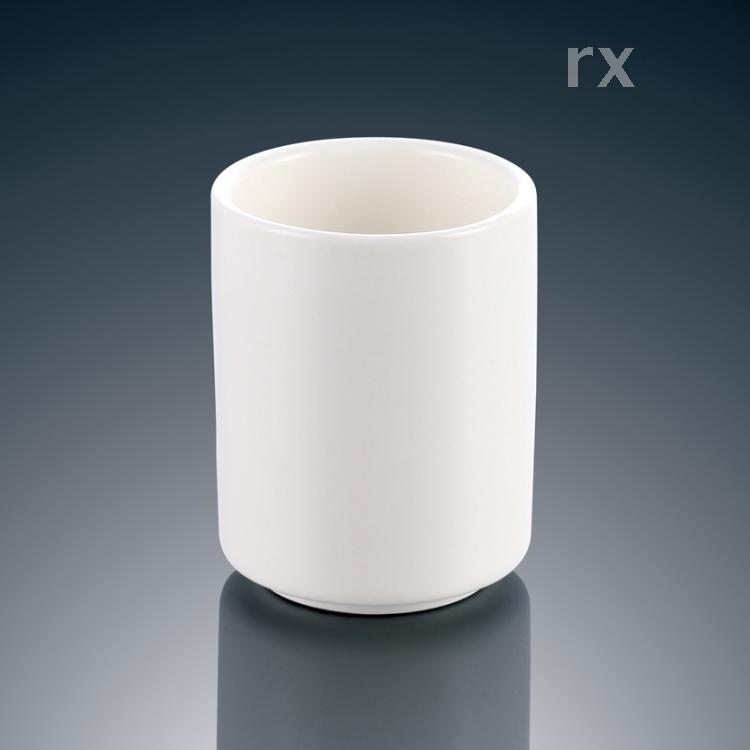 限时特价餐具镁质白酒店陶瓷漱口杯茶水杯酒杯佳美直身杯大号