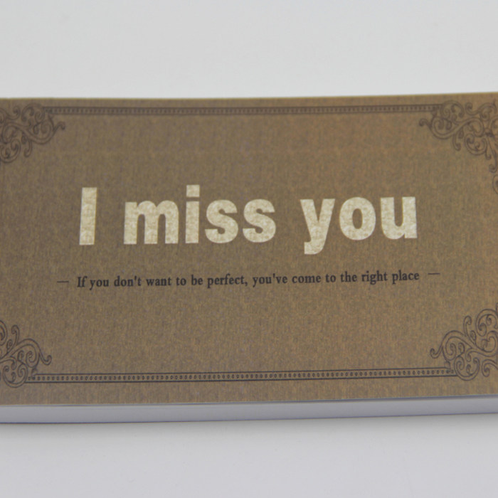 i miss you-手翻书动画表白生日礼物 520创意告白书 异地恋礼物