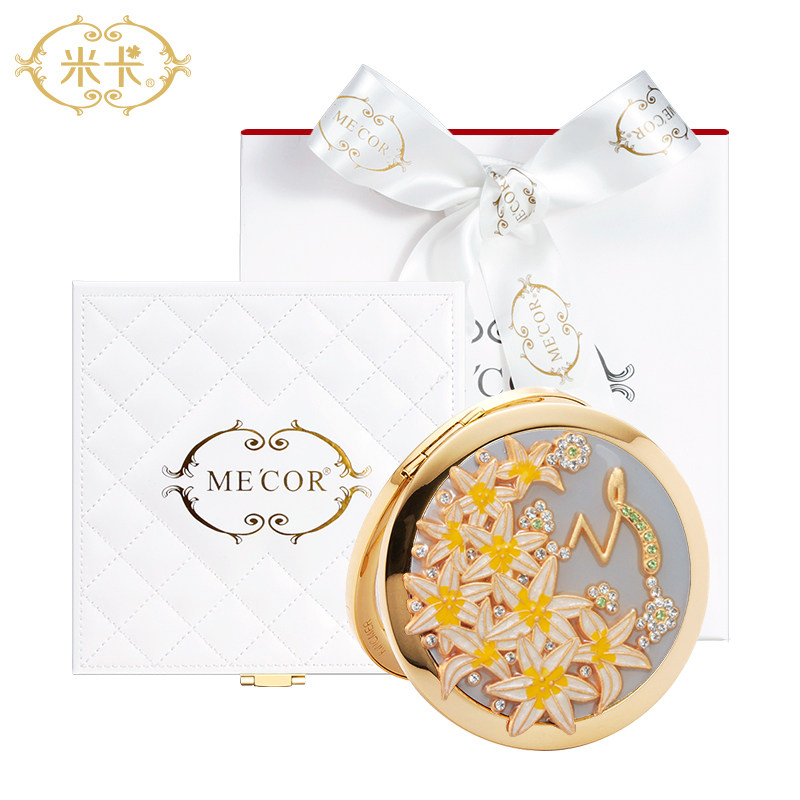 摩羯座米卡化妆镜十二星座随身便携镜子礼盒创意生日节日结婚礼物