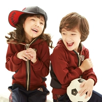 Dịch vụ làm vườn mùa xuân và mùa thu tùy chỉnh Đồng phục trường học Hàn Quốc Mùa thu / mùa đông Trường tiểu học và trung học thể thao Bộ đồ cotton - Đồng phục trường học / tùy chỉnh thực hiện áo đồng phục bóng chày