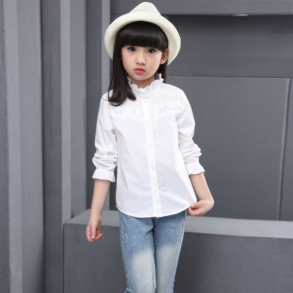 Chemise fille à manche longue - Ref 2084524 Image 1