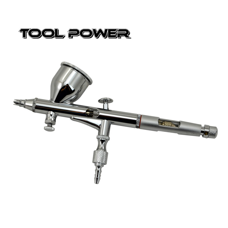 模型气泵彩绘上色喷笔套装 双动外调 多种口径油漆颜料喷笔11012