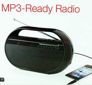 美国品牌老式台式收音机手机电脑音箱老人老机插电外放