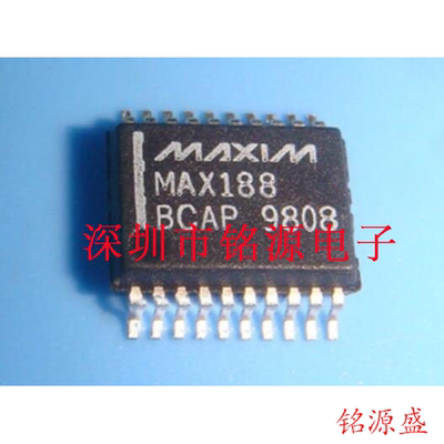 【铭源电子】全新 MAX188BCAP+T MAX188BCAP MAX188 SSOP20 芯片