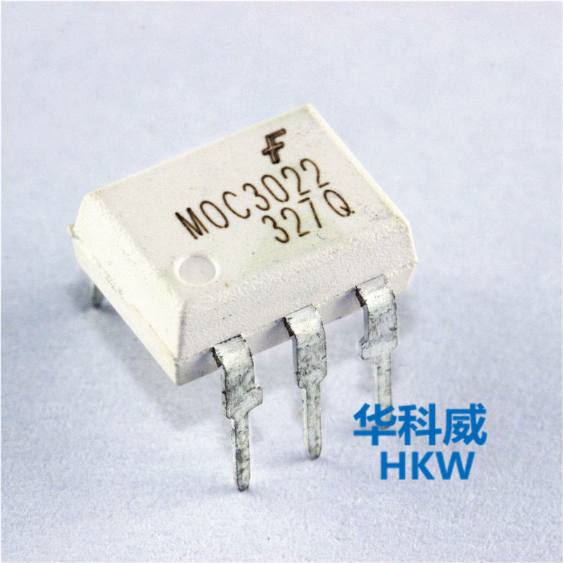 光耦/光隔离器 moc3022 直插 交流三端可控硅开关