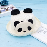 熊猫 Детская солнцезащитная шляпа, шапка на солнечной энергии для взрослых, семейный стиль