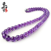 Family in the East China Sea deep Amethyst necklace chain jewelry birthday gift woman