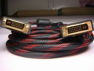 dvi24 1.5米3米5米显示器线 5线 连接线高清dvi线dvi DVI24