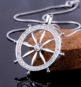 生日礼物宽面韩版船舵时尚风套链