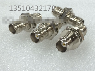 双母头外螺纹内孔 优质铜材 KKY TNC 配套螺母垫片 50欧姆