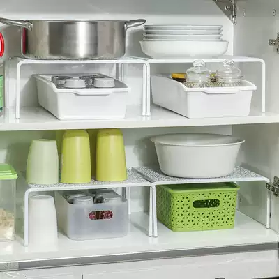 The New integral cabinet shelf retractable kitchen supplies Household Encyclopedia lower tank rack cabinet layered